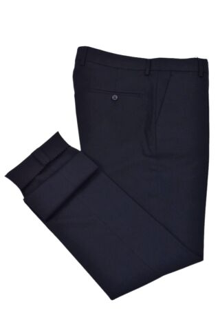 Erkek Klasik Pilesiz  Kumaş Pantolon P1175 BGL-ST04757 LACİVERT - 54