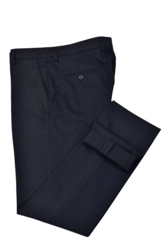 Erkek Klasik Pilesiz  Kumaş Pantolon P1175 BGL-ST04757 LACİVERT - 54