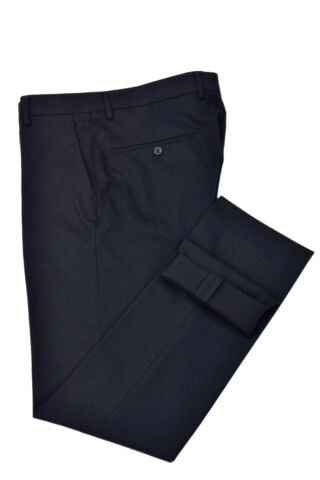 Erkek Klasik Pilesiz  Kumaş Pantolon P1175 BGL-ST04757 LACİVERT - 54