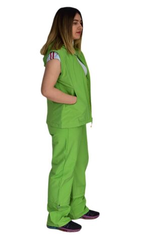 Kadın Yelek Eşofman Takım MD-10158 YEŞİL - XL