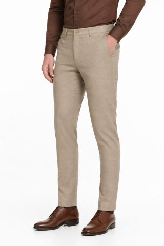 Erkek Silim Fit Spor Kumaş Pantolon BGL-ST05390 BEJ - 31/34