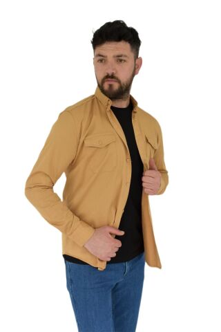 Erkek Spor Gömlek Silim Fit 9957 BGL-ST02724 HARDAL - 2XL