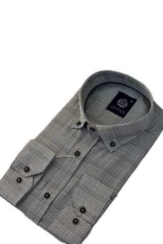 Erkek Klasik Uzun Kol Hasır Dokuma Gömlek BGL-ST03508