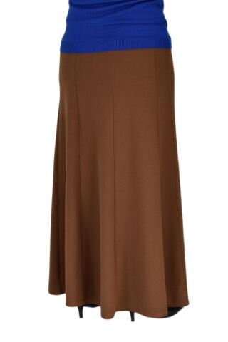 Kadın Uzun Lastikli Balık Etek Punta Dikişli BGL-ST03599 TABA - 42