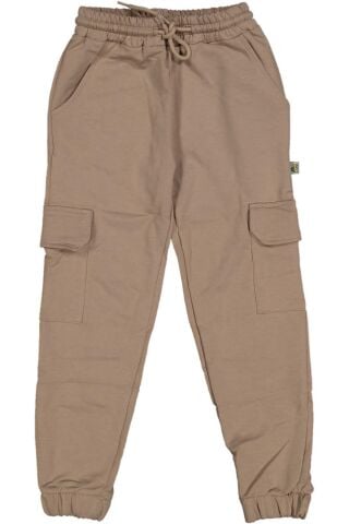 Çocuk Çift Kargo Cepli Paça Lastikli Eşofman Alt BGL-ST03864 BEJ - 4 Yaş