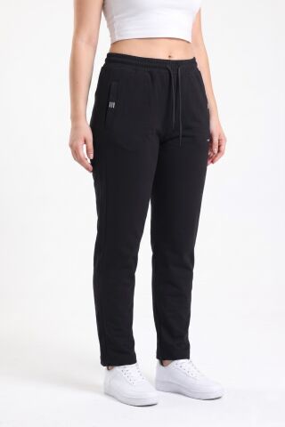 Kadın Tek Eşofman Altı Klasik Paça BGL-ST05520 SİYAH - 2XL
