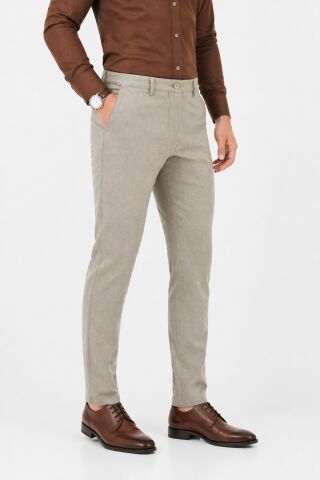 Erkek Silim Fit Spor Kumaş Pantolon BGL-ST05390 HAKİ - 36