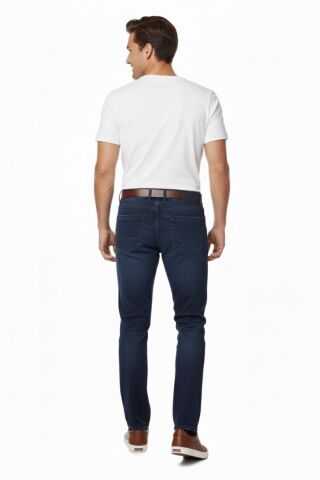 Erkek Comfort  Fit Jeans Pantolon 1600 BGL-ST04970 A.LACİVERT - 31/34