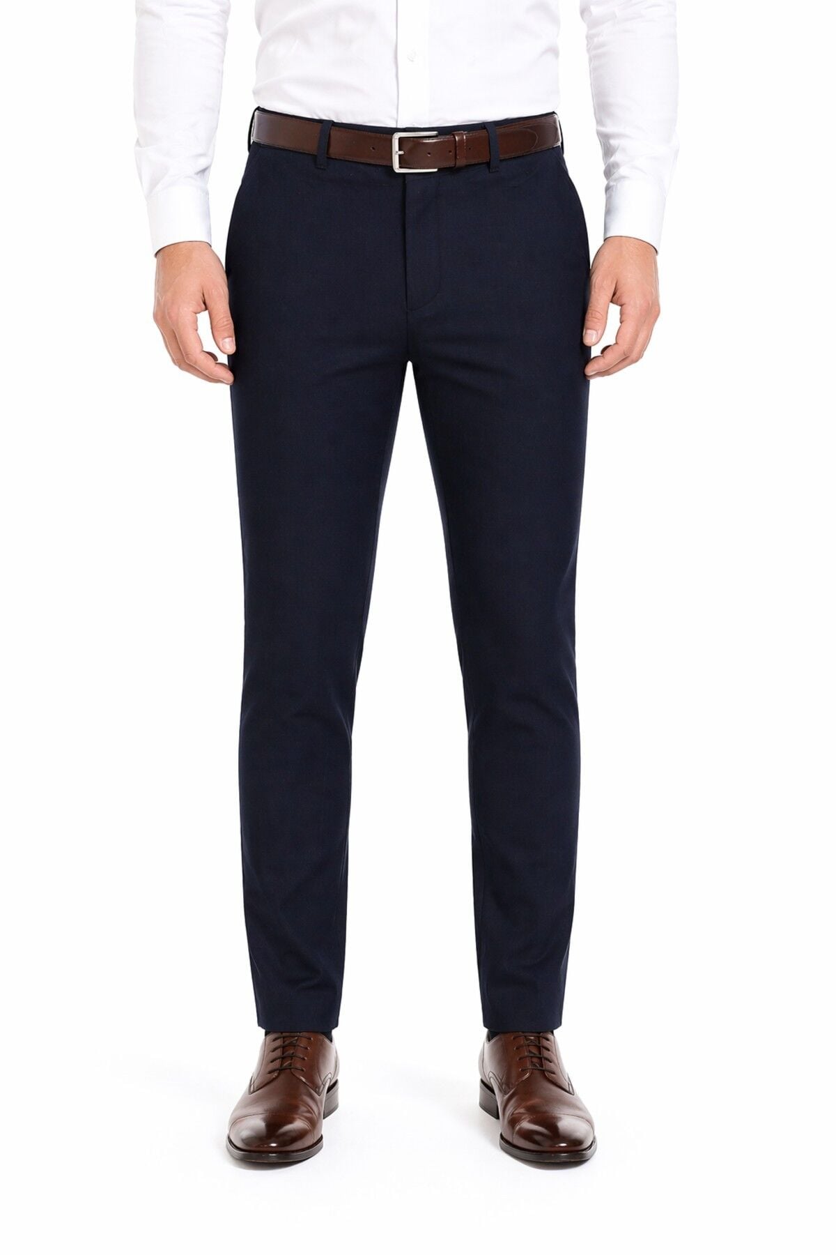 Erkek Silim Fit Spor Kumaş Pantolon BGL-ST05390 LACİVERT - 36