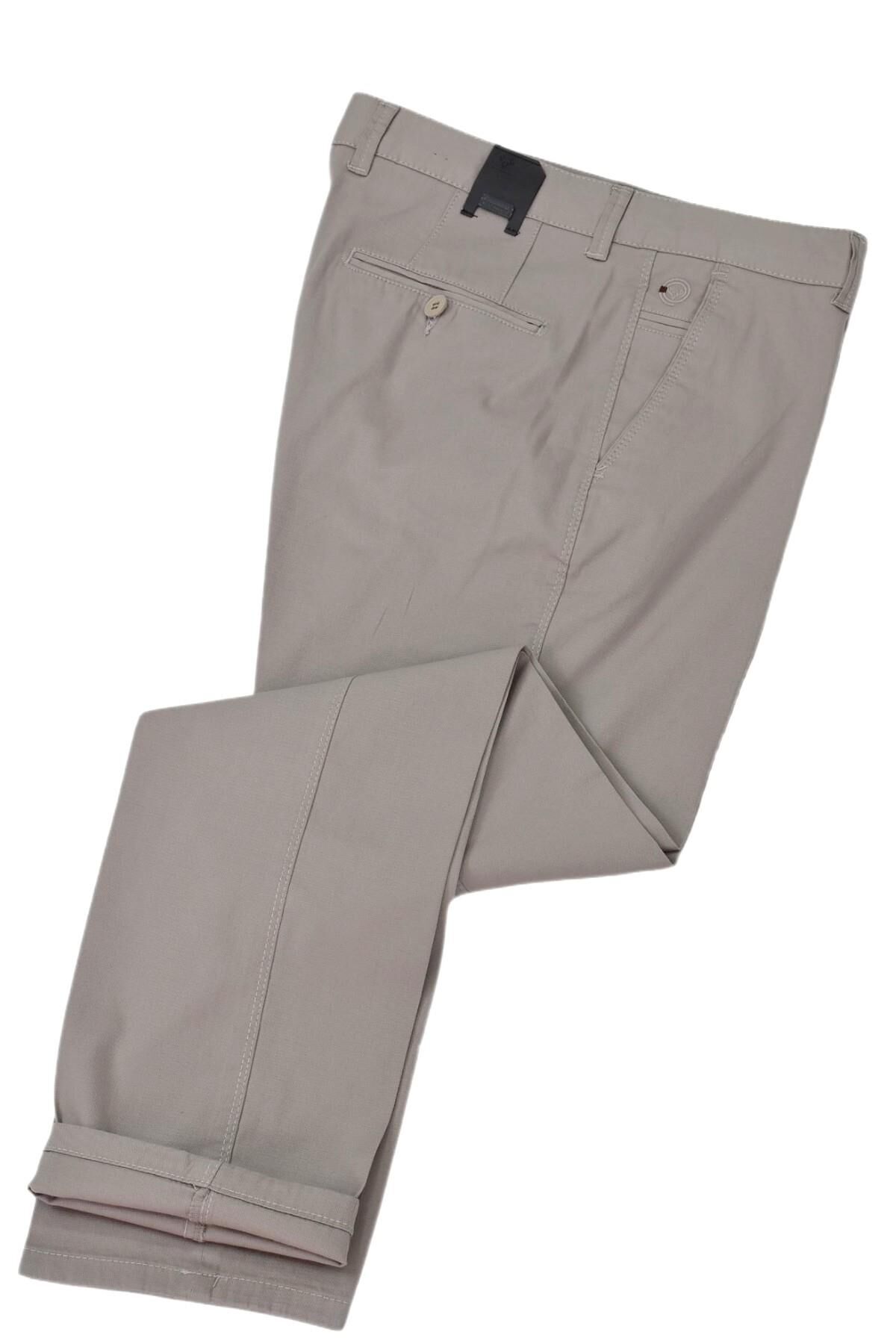 Erkek Kanvas Yazlık Pantolon Klasik 1238 BGL-ST04758 TAŞ - 54