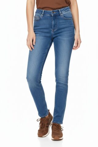 Kadın Jean Pantolon Yüksek Bel B-1245