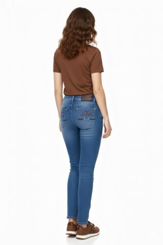 Kadın Jean Pantolon Yüksek Bel B-1245