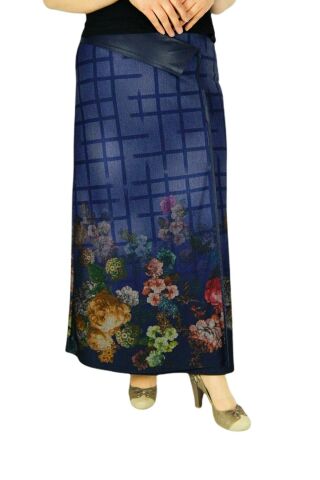 Kadın Uzun Etek Deri Kombinli BGLSZ16K206