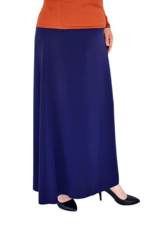 Kadın Uzun Çan Etek BGL-ST02972 LACİVERT - 50