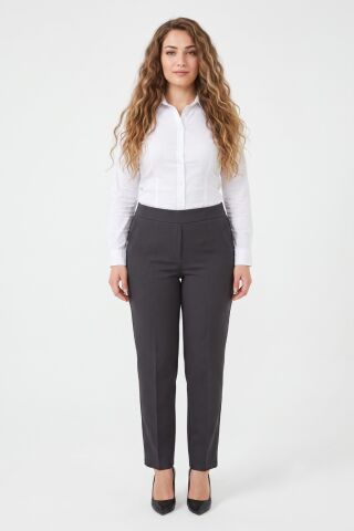 Kadın Büyük Beden Kumaş Pantolon Lastikli 2200 BGL-ST02974