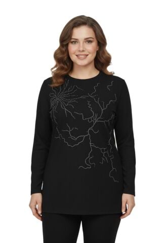 Kadın Önü Nakışlı Bluz BGL-ST05089