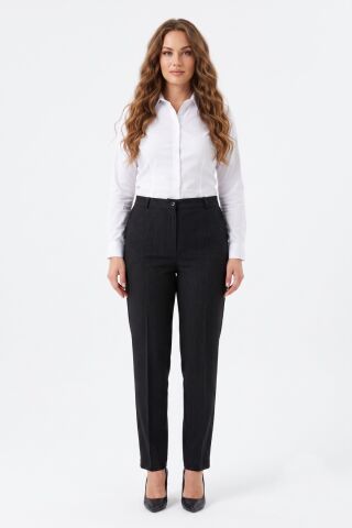 Kadın Kumaş Pantolon Yüksek Bel Klasik BGL-ST01336
