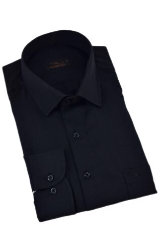 Erkek Klasik Tek Cepli Uzun Kol Gömlek BGL-ST04335 SİYAH - 2XL