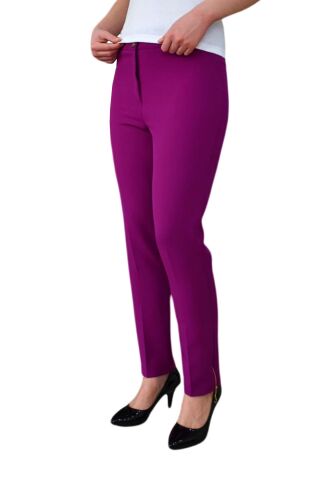 Kadın Kumaş Pantolon BGL-1800 FUŞYA - 40