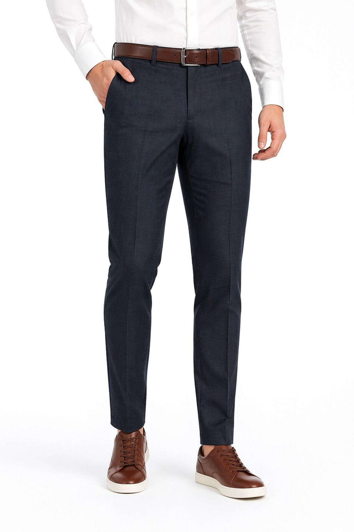Erkek Kanvas Pantolon Regular Kalıp Mevsimlik BGL-ST05410 FÜME - 54