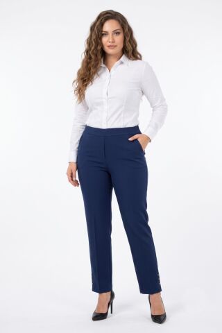 Kadın Kumaş Pantolon Lastikli 2250 BGL-ST01791