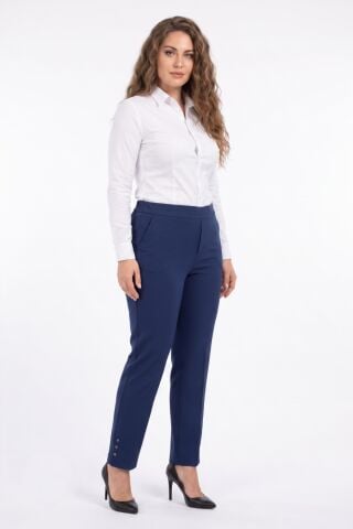 Kadın Kumaş Pantolon Lastikli 2250 BGL-ST01791