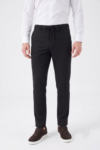 Erkek Regular Kalıp Jogger Pantolon Armürlü Kumaş BGL-ST05633