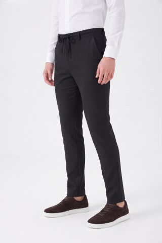 Erkek Regular Kalıp Jogger Pantolon Armürlü Kumaş BGL-ST05633