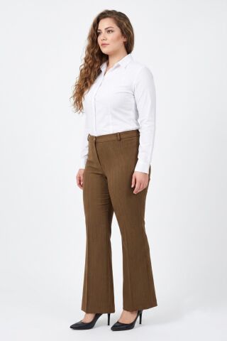 Kadın Kışlık Kumaş Pantolon Balık Srtı İspanyol Paça BGL-ST01072