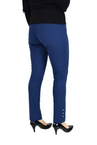 Kadın Kumaş Pantolon Lastikli 2250 BGL-ST01791 İNDİGO - 48