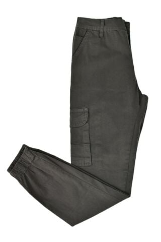 Erkek Paça Lastikli Kanvas Kargo Pantolon BGL-ST03045