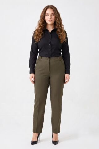 Kadın Kumaş Pantolon Lastikli 1900 BGL-ST01792