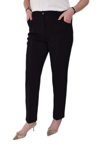 Kadın Kumaş Pantolon Lastikli 1900 BGL-ST01792 FUŞYA - 52