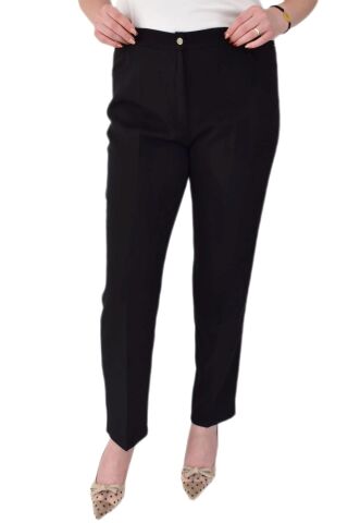 Kadın Kumaş Pantolon Lastikli 1900 BGL-ST01792 FUŞYA - 52