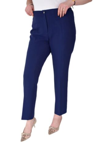 Kadın Kumaş Pantolon Lastikli 1900 BGL-ST01792 FUŞYA - 52