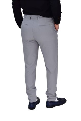 Erkek Beli Lastikli Jogger Pantolon Regular Fit BGL-ST04329 GRİ - 36