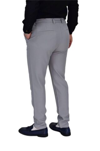 Erkek Beli Lastikli Jogger Pantolon Regular Fit BGL-ST04329 GRİ - 36