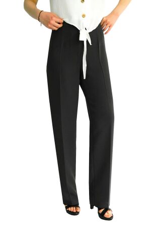 GÖKCAN KADIN KUMAŞ PANTOLON  KLASİK BGL-ST01077 FÜME - 40