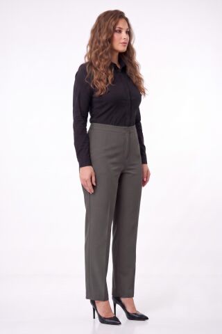 Kadın Klasik Kumaş Pantolon BGL-ST01077 FÜME - 40