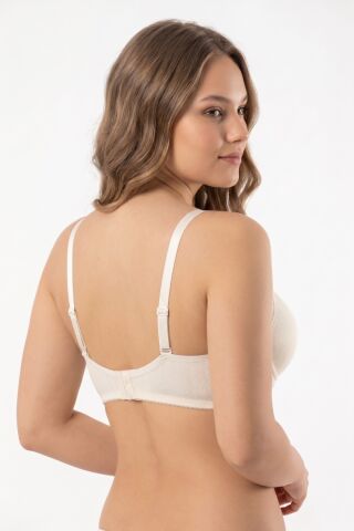 Kadın Silikonlu Telsiz Toparlayıcı Sütyen BGL-ST05417 EKRU - 90