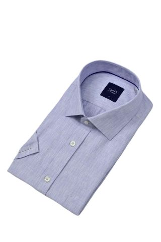 Erkek Klasik Çizgili Kısa Kol Gömlek 9493 BGL-ST04580