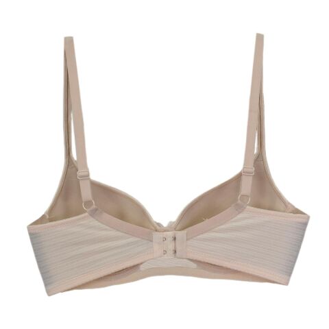 Kadın Silikonlu Toparlayıcı Telli Sütyen C Cup BGL-ST04498 BEYAZ - 85 C