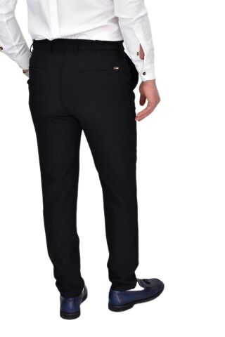 Erkek Beli Lastikli Jogger Pantolon Regular Fit BGL-ST04329 SİYAH - 33/34