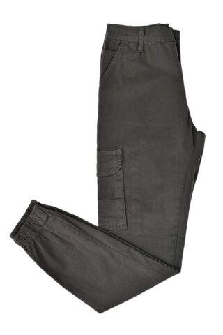 Erkek Paça Lastikli Kanvas Kargo Pantolon BGL-ST03045 HAKİ - 35/32