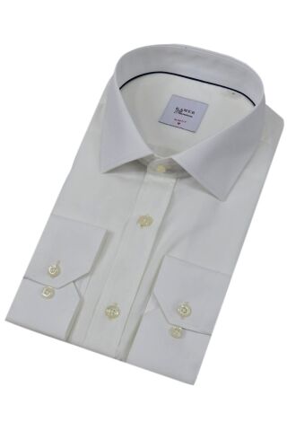 Erkek Slim Fitt Uzun Kol Kulplu Gömlek 2396 BGL-ST04379 EKRU - M