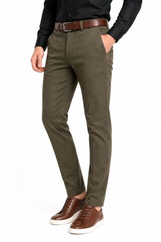 Erkek Kanvas Pantolon Regular Kalıp Mevsimlik  BGL-ST05409 HAKİ - 48