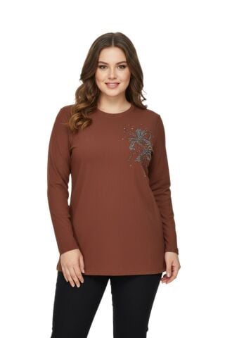 Kadın Önü Nakışlı Bluz BGL-ST05090