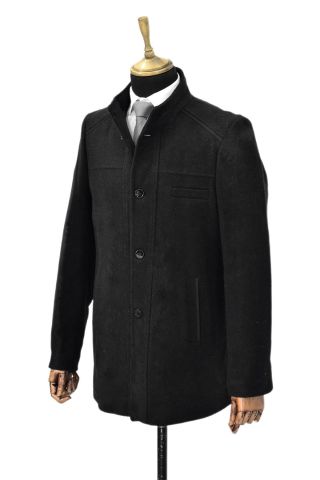 Erkek Hakim Yaka Kaşe Kaban 9460 BGL-ST03990