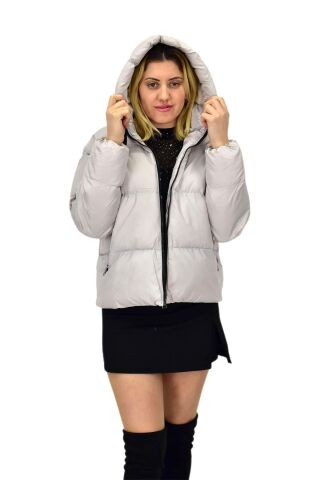 Kadın Spor Kapüşonlu Mont  M5009 BGL-ST03988