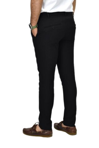 Erkek Siyah Jogger Lastikli Pantolon 1977 BGL-ST03731 SİYAH - 50